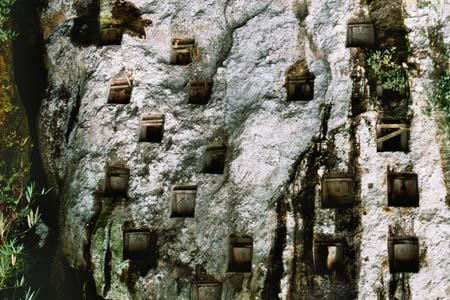 Burial mountain cliff