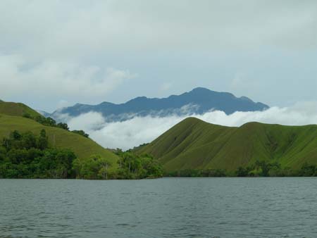Mountain view Lake Sentani